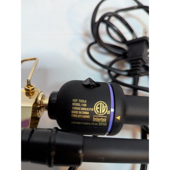 Hot Tools Pro 24K Gold Plated Curling Iron Wand Long Lasting Heat 1/2" 8' Cord - Picture 7 of 7